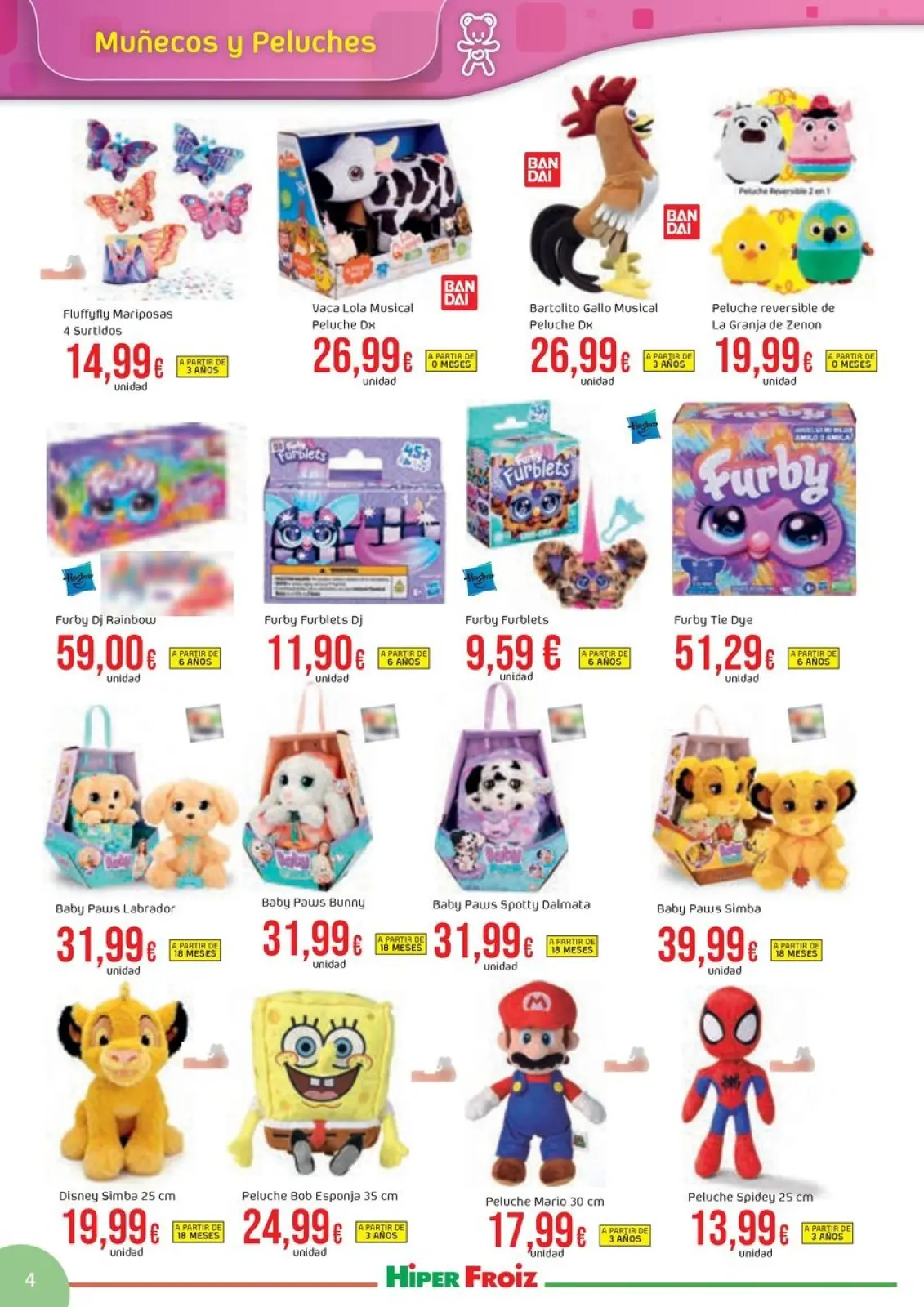 Page 4 dans Offres du catalogue de JUGUETES chez Froiz Espagne