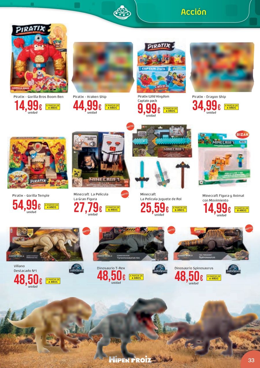 Ofertas de Froiz España de 22 noviembre a 5 enero 2026 Ofertas del folleto de juguetes