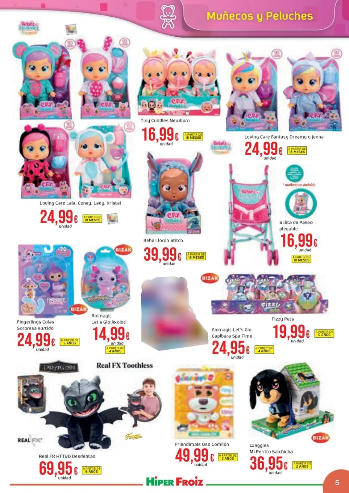 Page 5 dans Offres du catalogue de JUGUETES chez Froiz Espagne