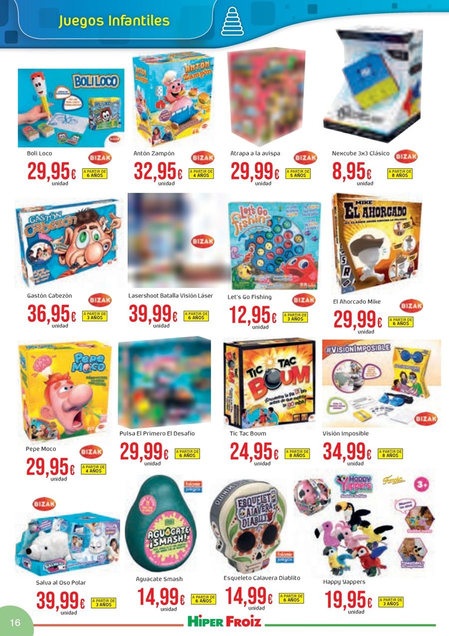 Ofertas de Froiz España de 22 noviembre a 5 enero 2026 Ofertas del folleto de juguetes