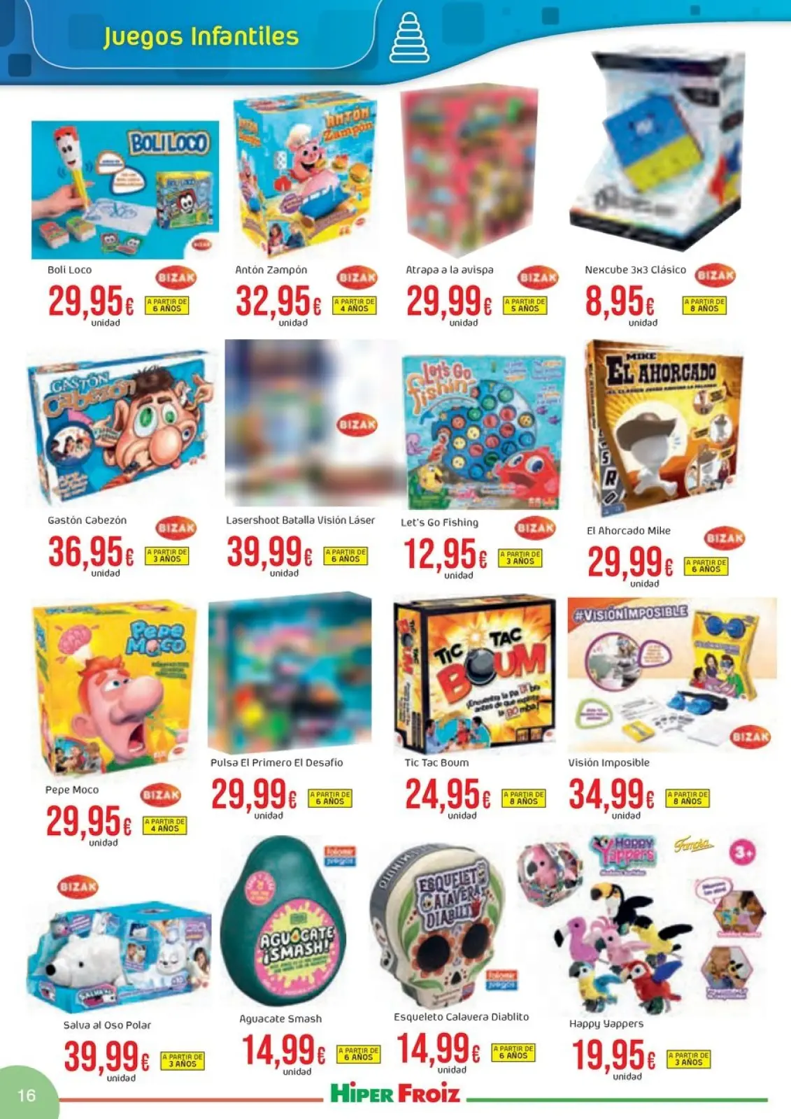 Page 16 dans Offres du catalogue de JUGUETES chez Froiz Espagne