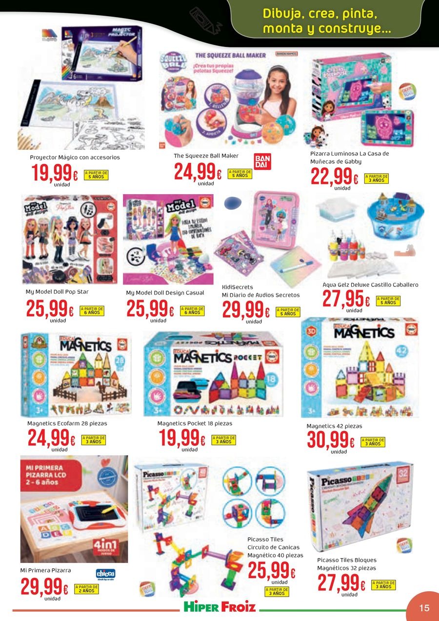 Ofertas de Froiz España de 22 noviembre a 5 enero 2026 Ofertas del folleto de juguetes