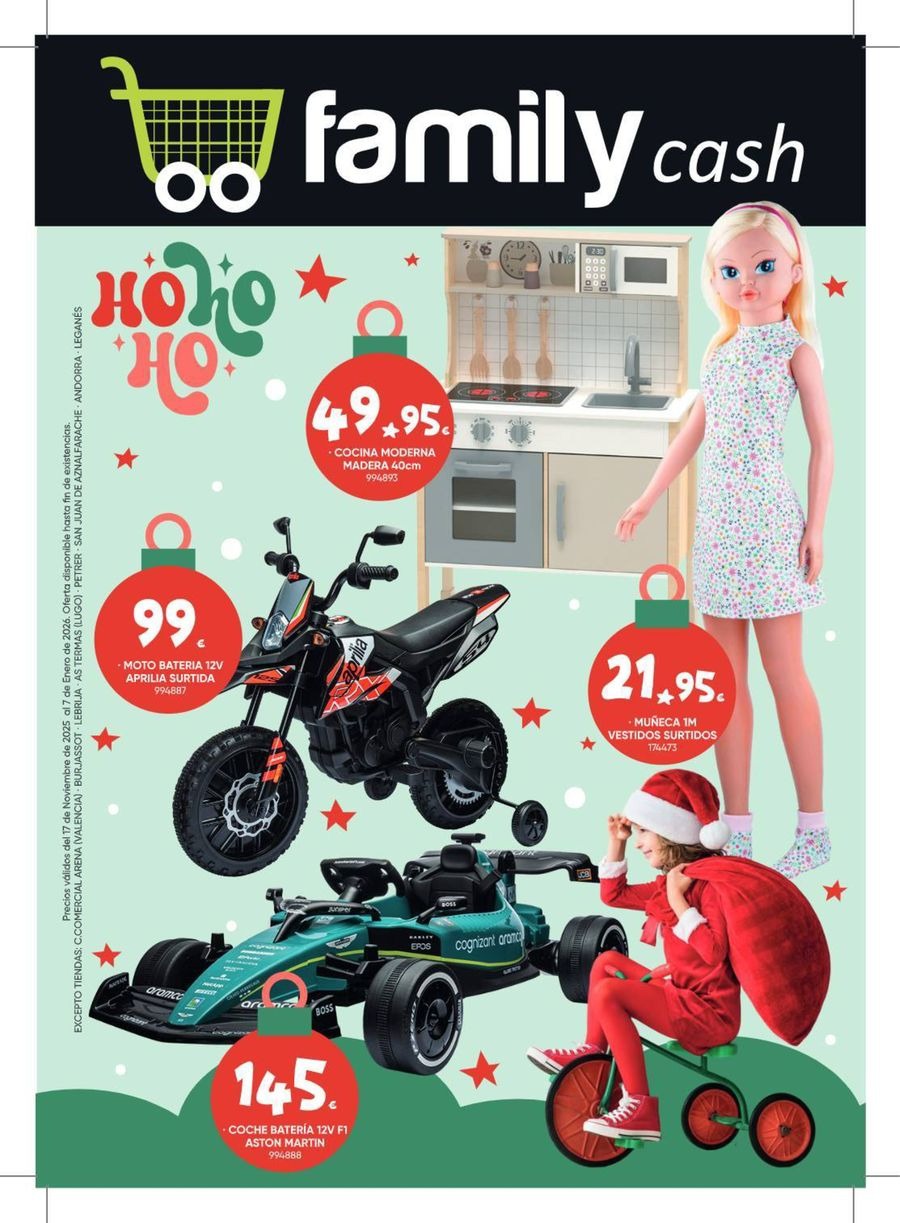 Offres Supermarché Family Cash Espagne de 18 novembre à 7 janvier 2026 Brochure de réductions - Page 1