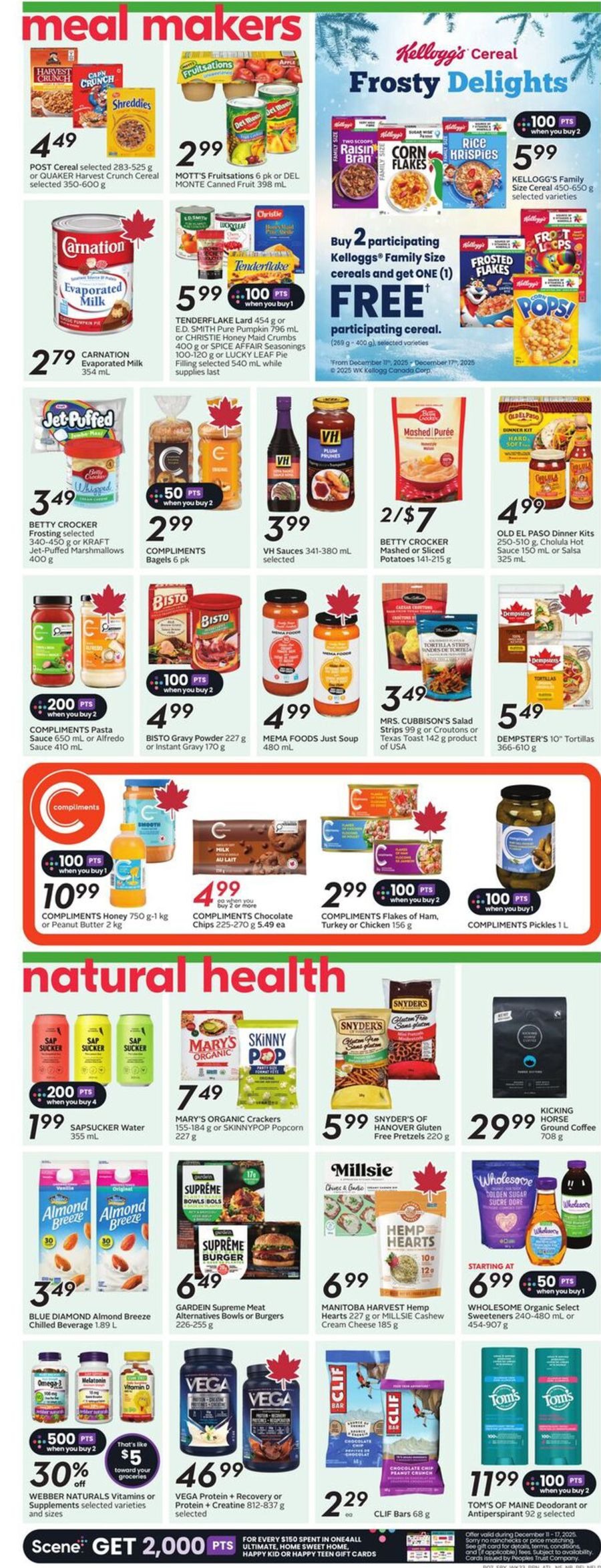 Sobeys Canada Offers from 11 to 17 December 2025 Weekly ad