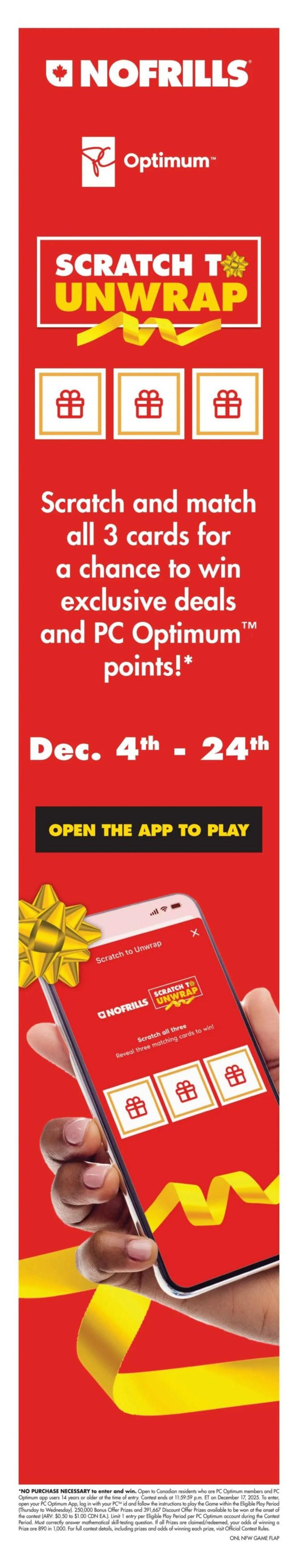 No Frills Canada Offers from 18 to 24 December 2025 Weekly ad