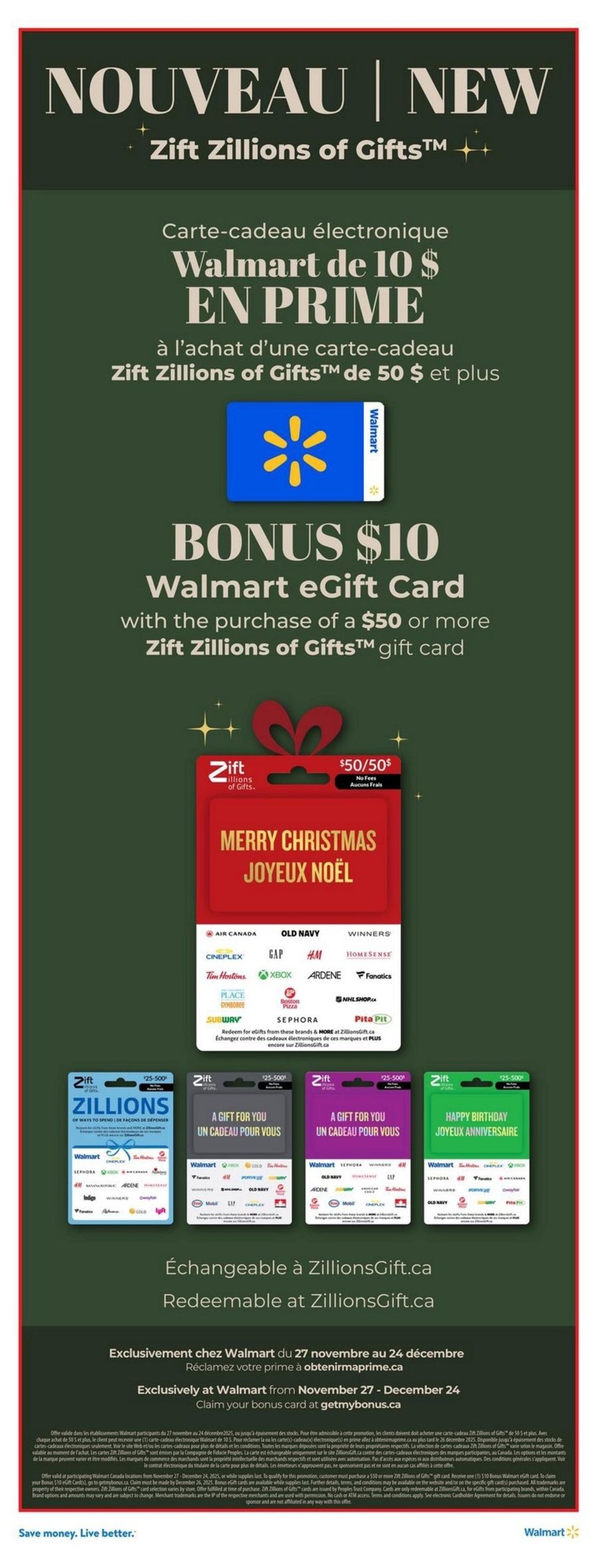 Walmart Canada Offers from 11 to 17 December 2025 Exclusive bargains