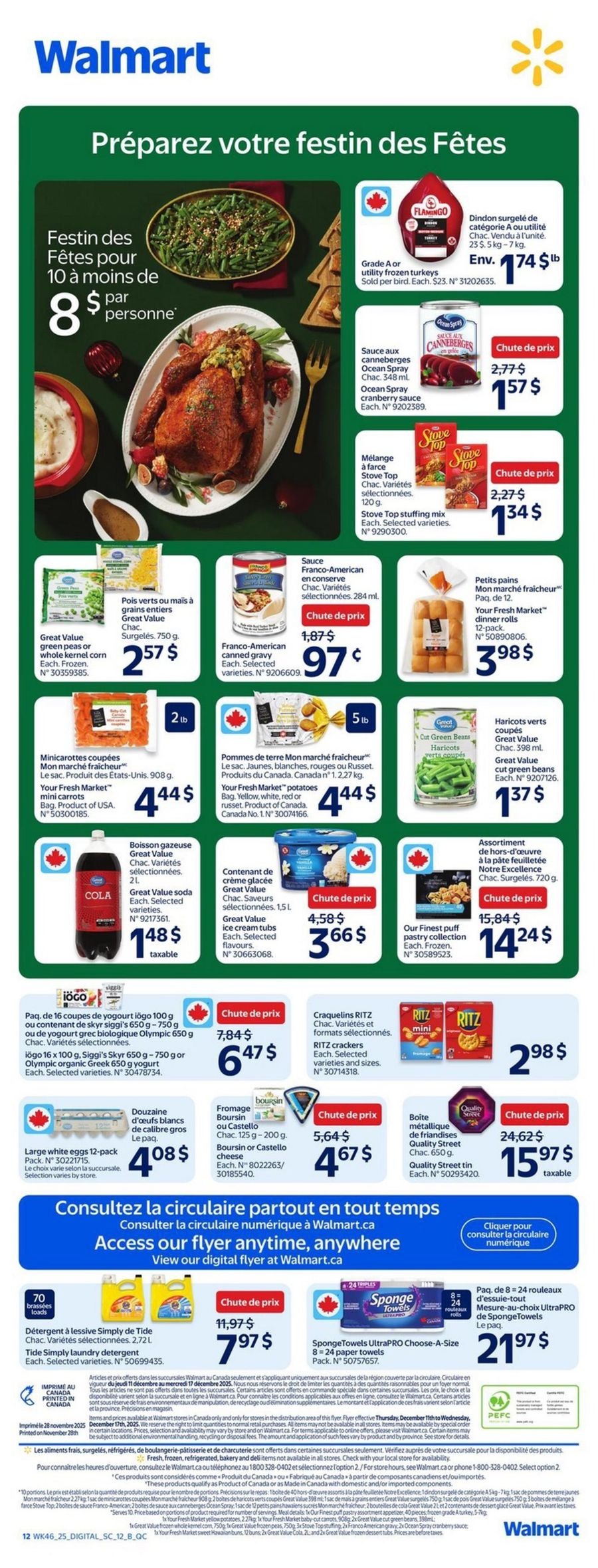Walmart Canada Offers from 11 to 17 December 2025 Exclusive bargains