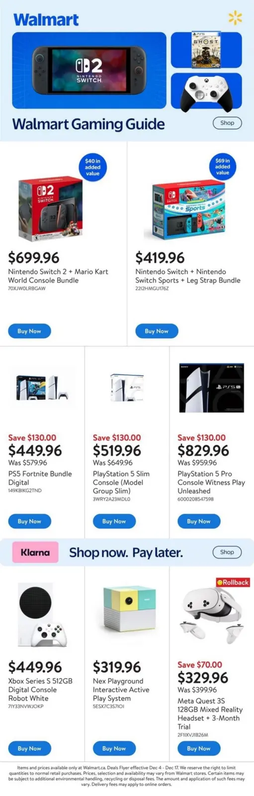 Walmart Canada Offers from 4 to 17 December 2025 best deals - Page 1