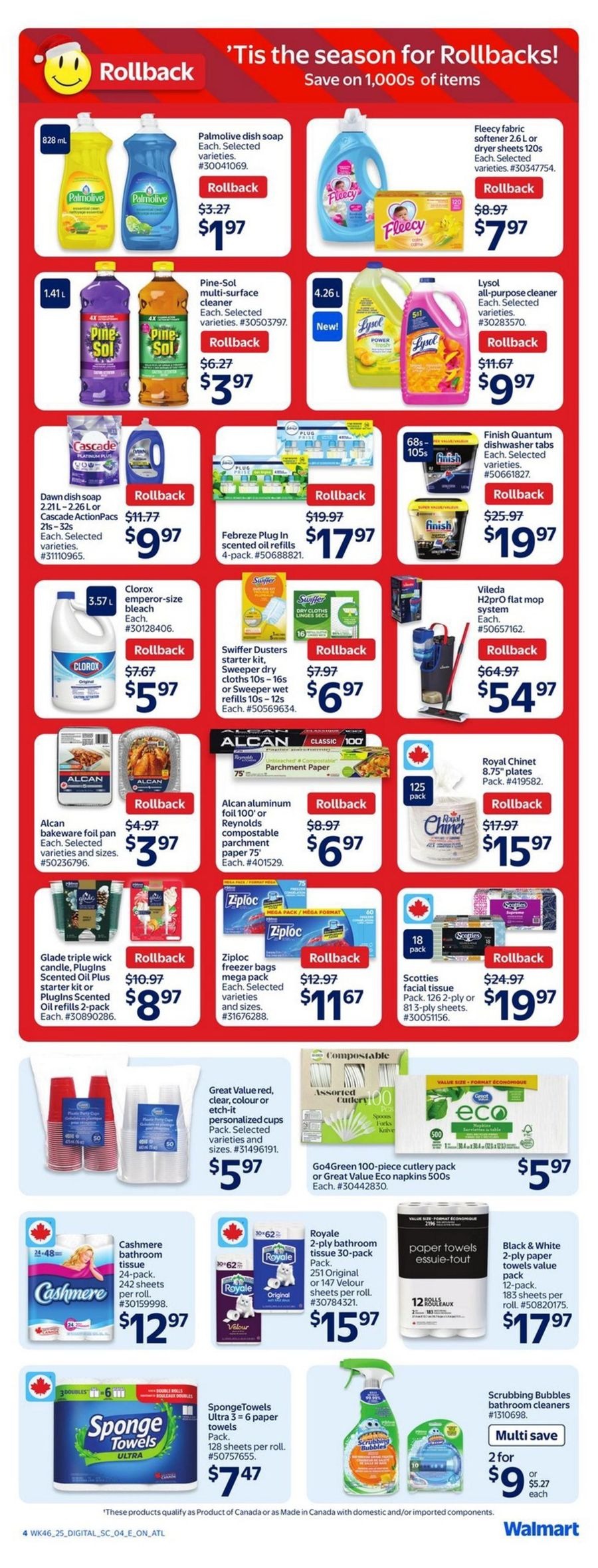 Ofertas de Walmart Estados Unidos de 11 a 17 diciembre 2025 ofertas semanales