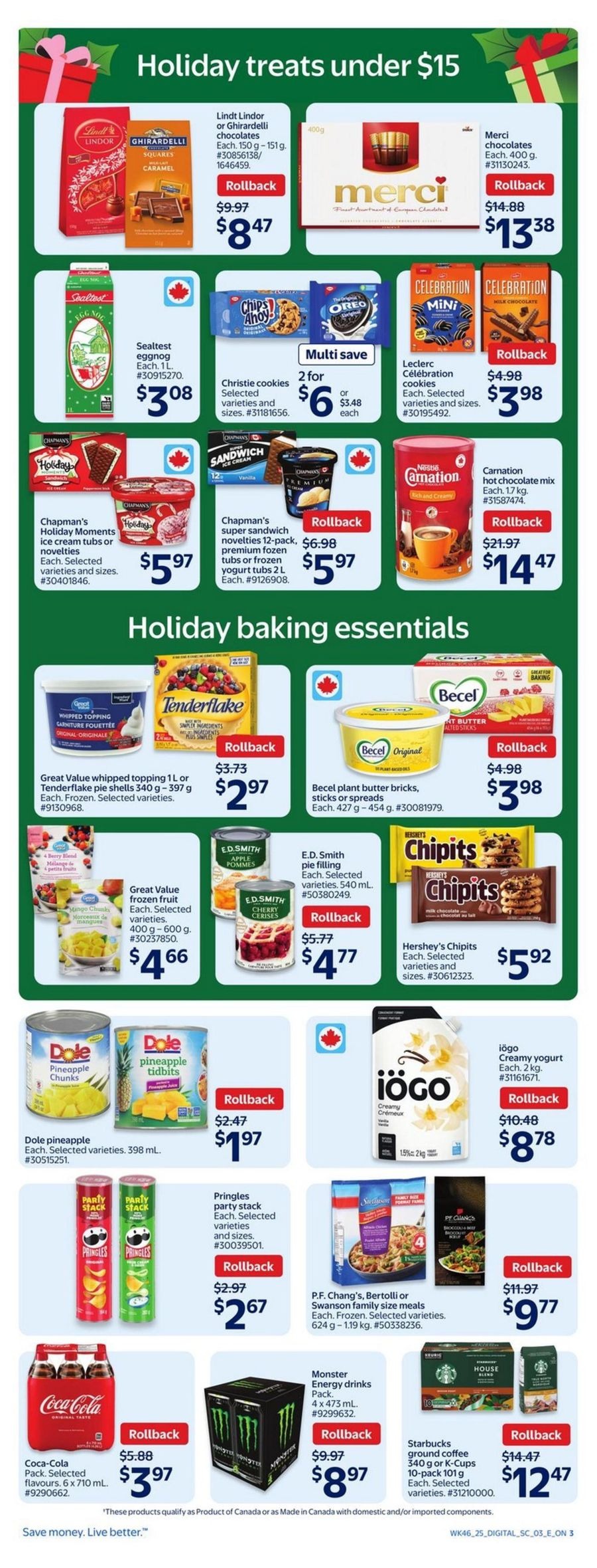 Ofertas de Walmart Estados Unidos de 11 a 17 diciembre 2025 ofertas semanales