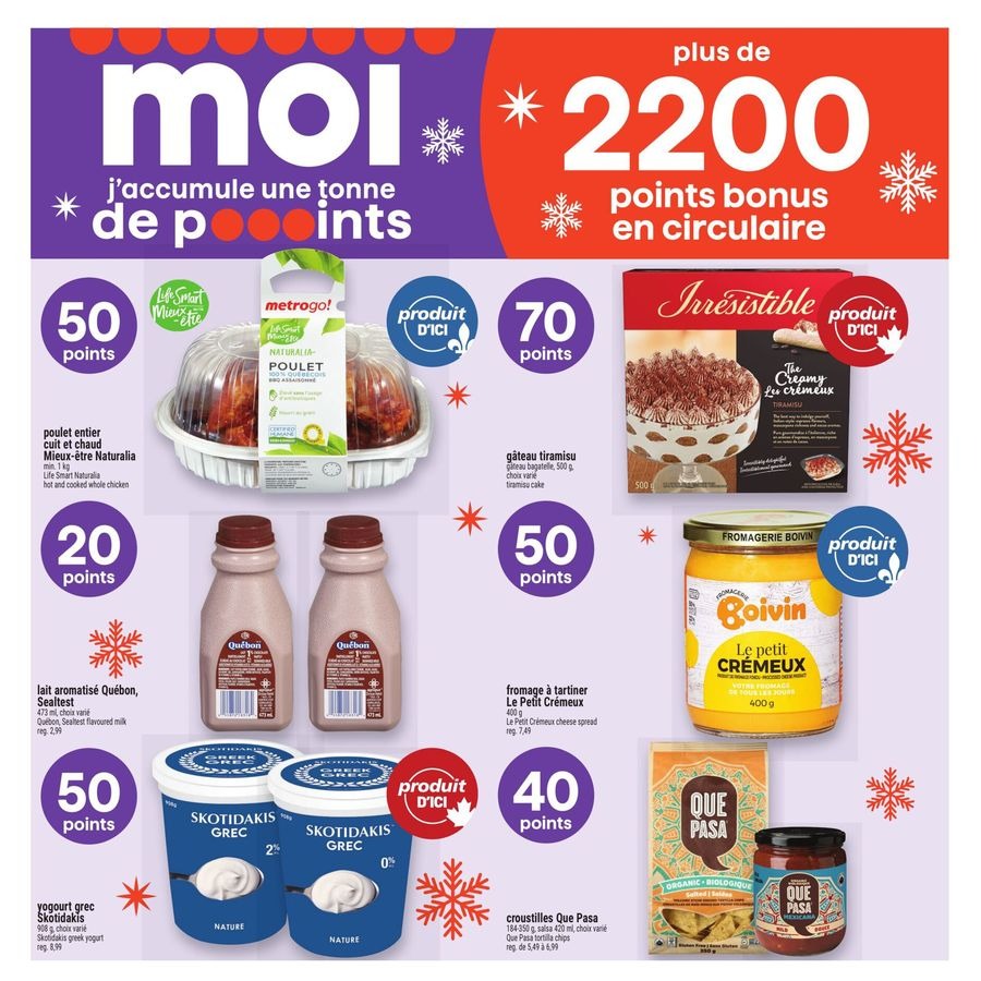 Metro supermarket Canada Offers from 11 to 17 December 2025 weekly flyer