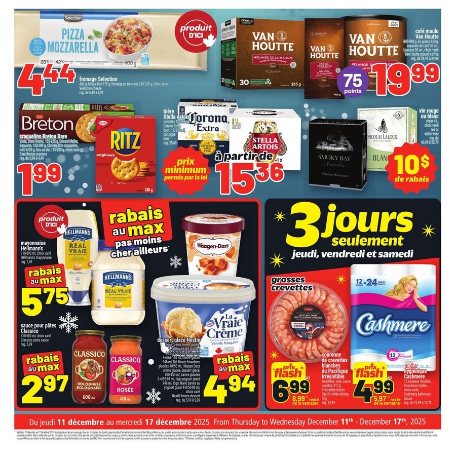 Metro supermarket Canada Offers from 11 to 17 December 2025 weekly flyer