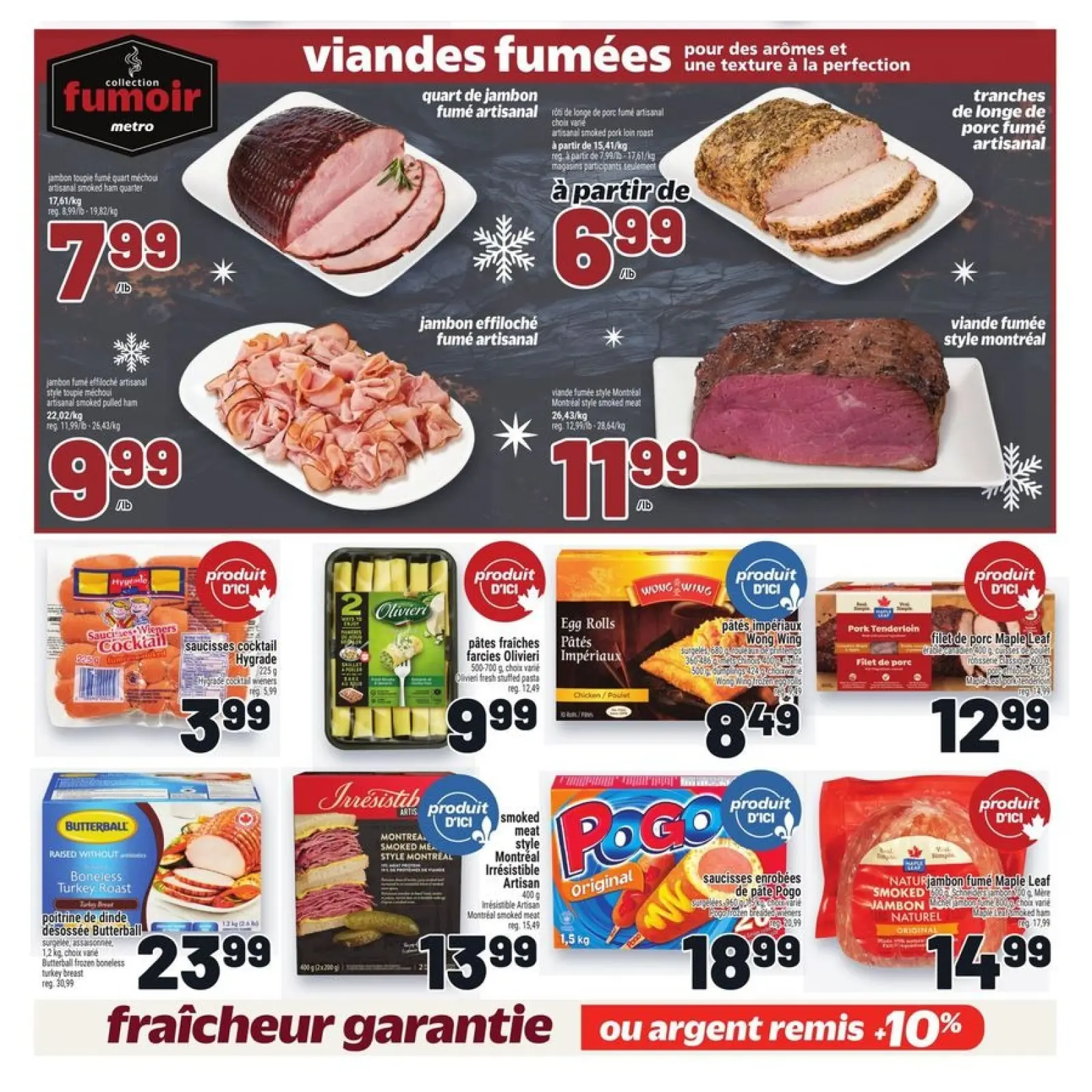 Page 26 in weekly flyer at Metro supermarket Canada