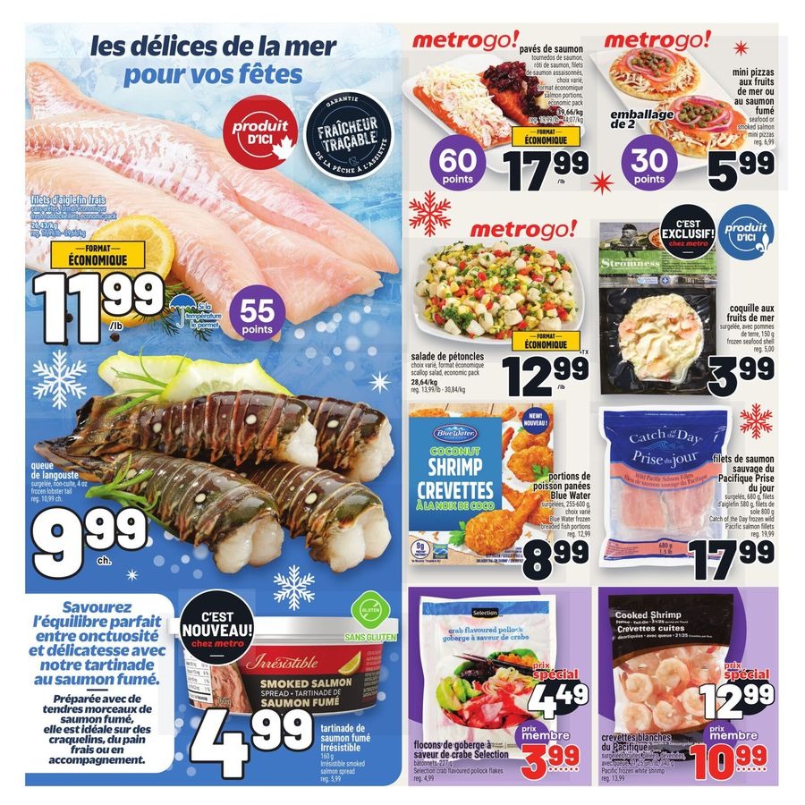 Metro supermarket Canada Offers from 11 to 17 December 2025 weekly flyer