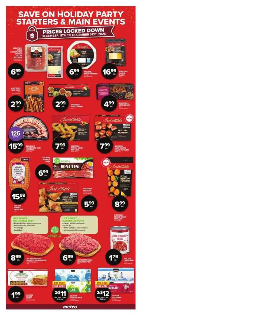 Metro supermarket Canada Offers from 11 to 31 December 2025 Big Sales