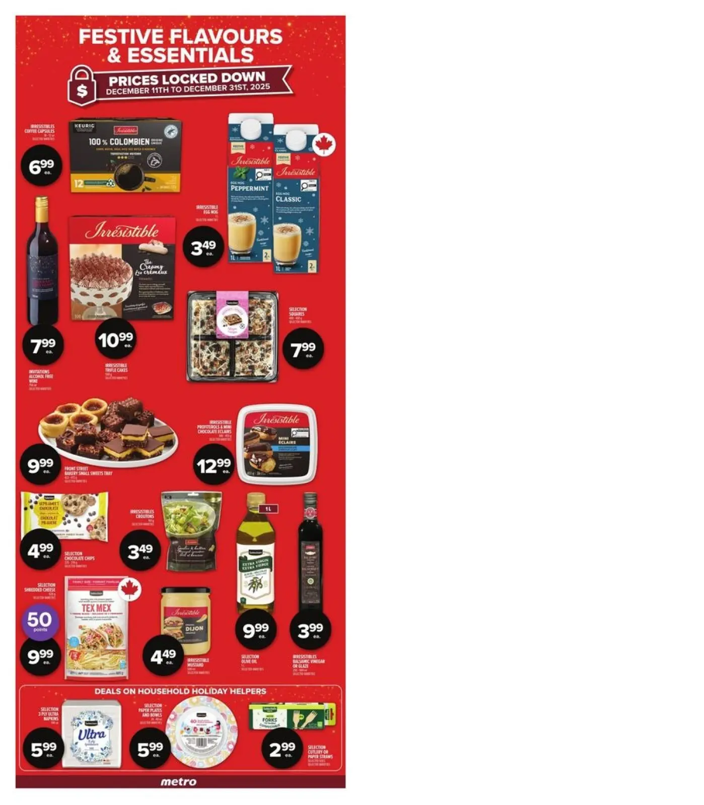 Page 3 in Big Sales at Metro supermarket Canada