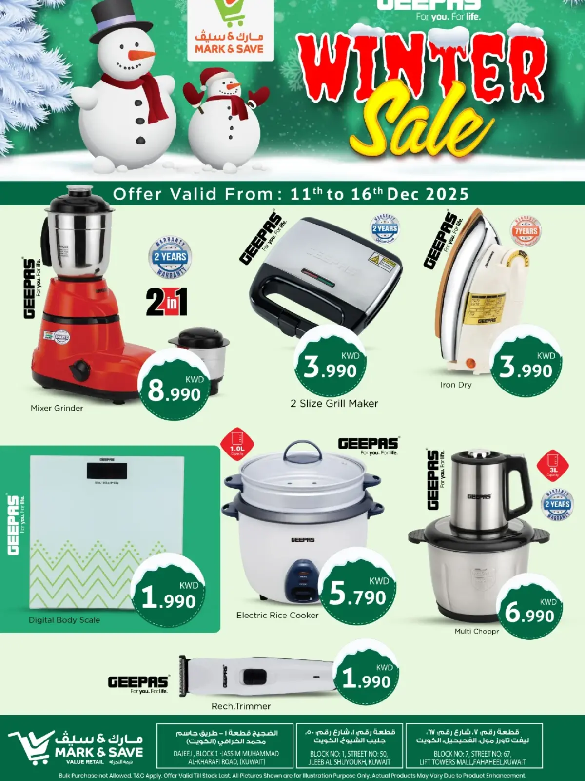 Page 3 in Winter Sale at Mark & Save Kuwait