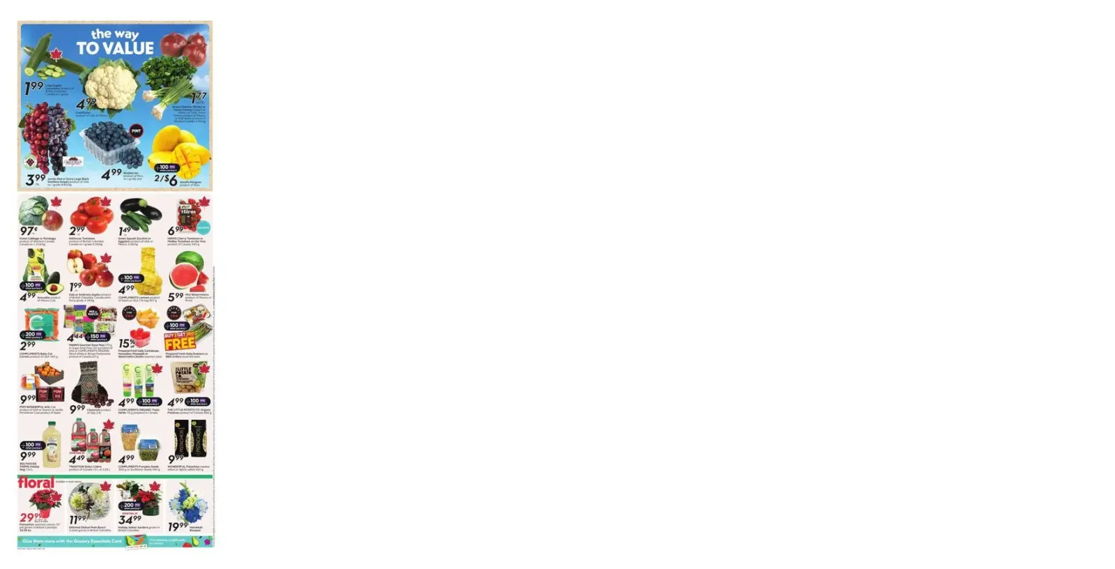 Page 7 in weekly flyer at Safeway Supermarket Canada