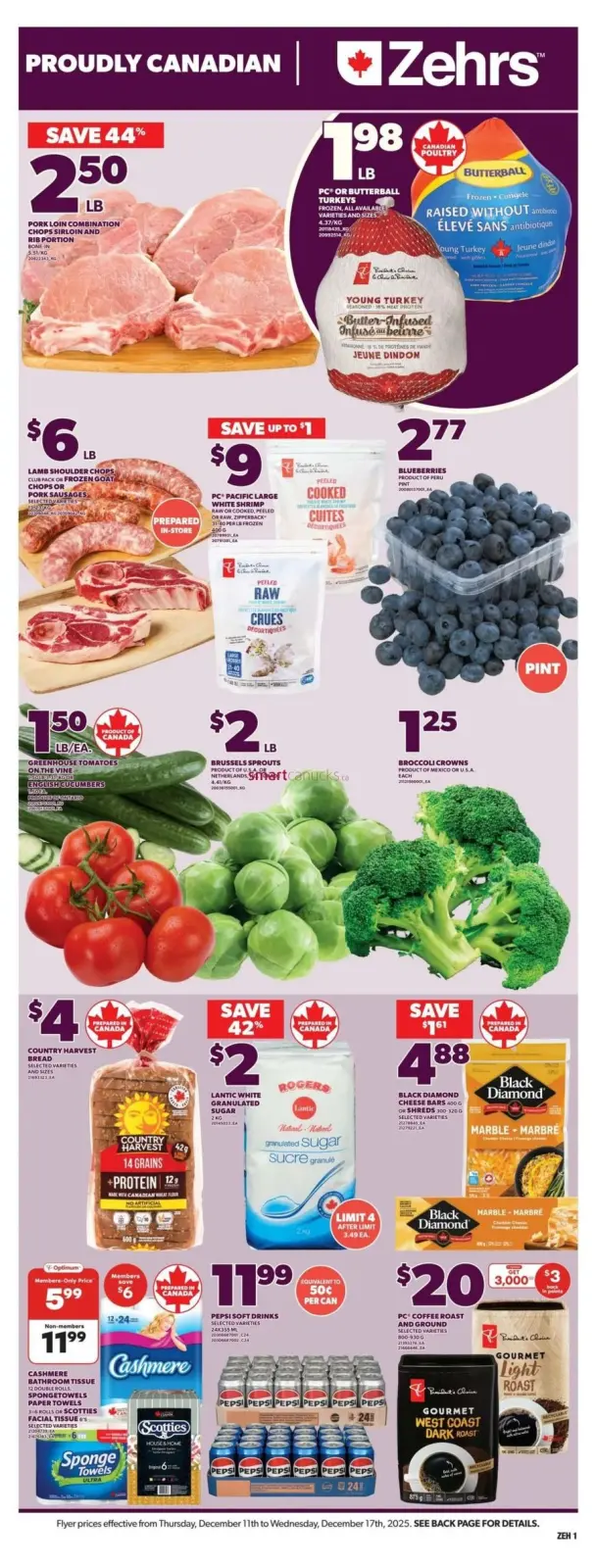 Page 3 in weekly flyer at Zehrs Markets Canada