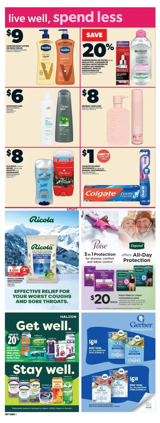 Page 14 in weekly flyer at Zehrs Markets Canada