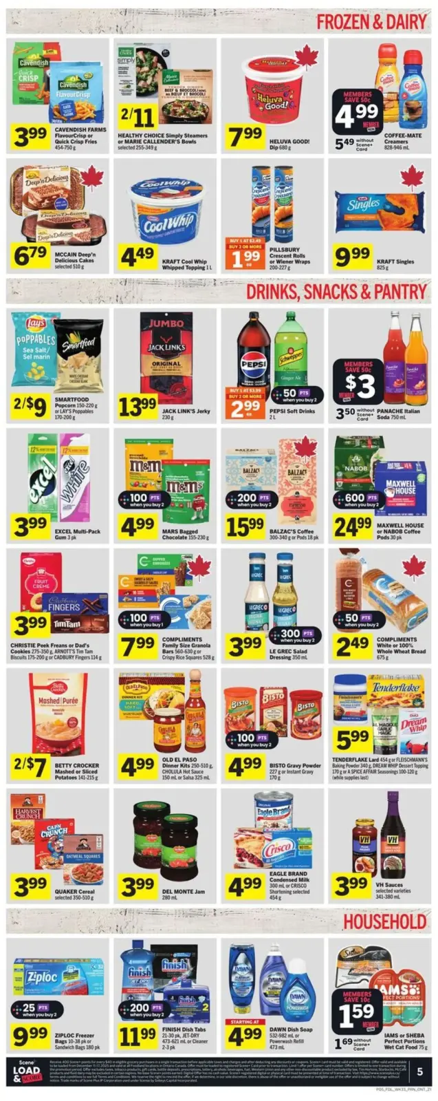 Page 6 in weekly flyer at Foodland Canada