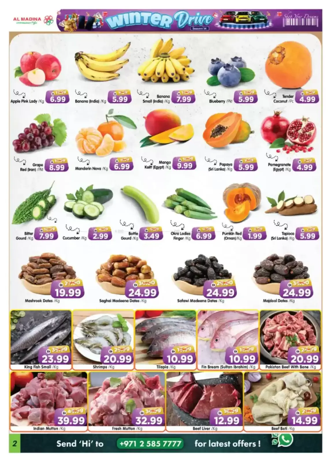 Page 2 in Winter Deals at Al Madina Hypermarket UAE