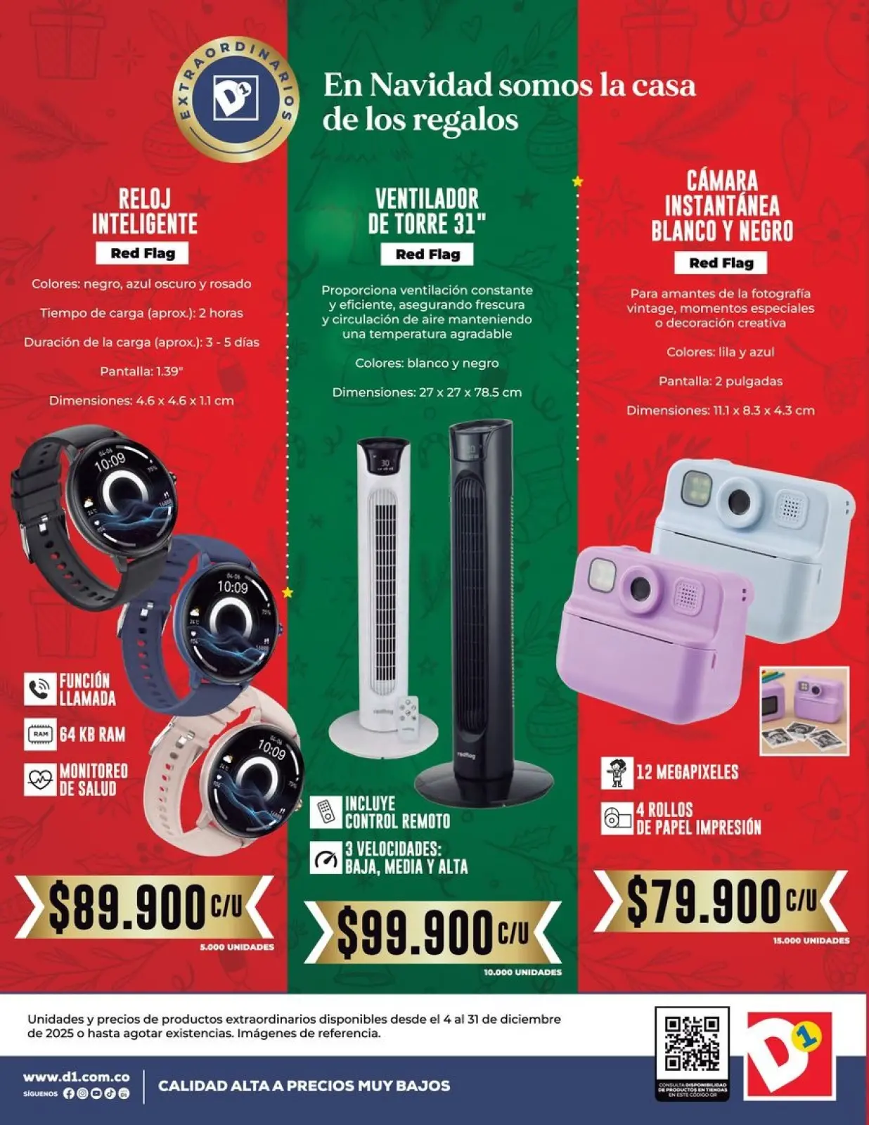 Page 5 dans offres de Noël chez Magasins D1 Colombie