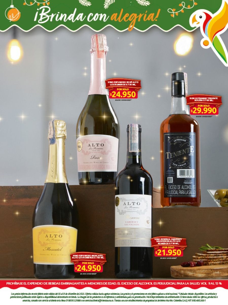 Ara stores Colombia Offers from 5 to 31 December 2025 special offers