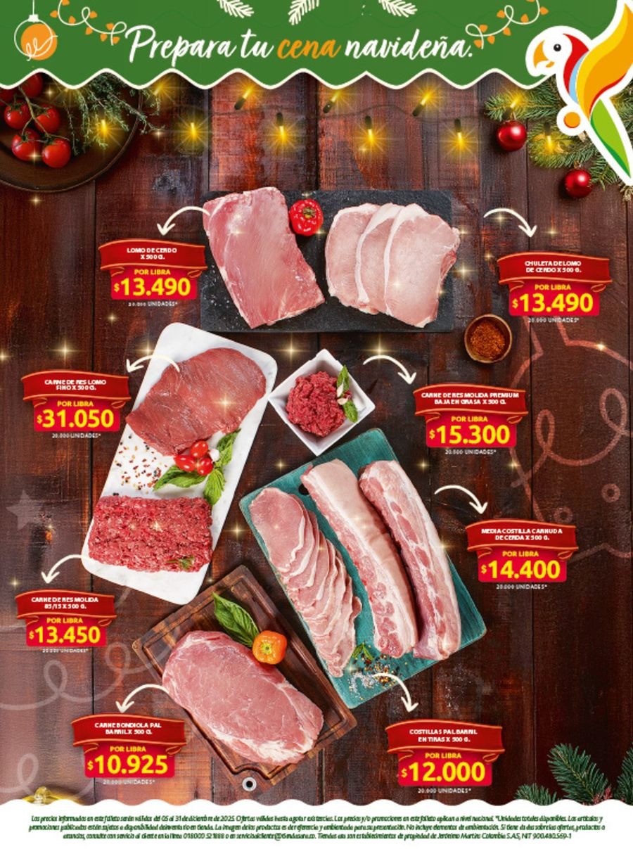Ara stores Colombia Offers from 5 to 31 December 2025 special offers