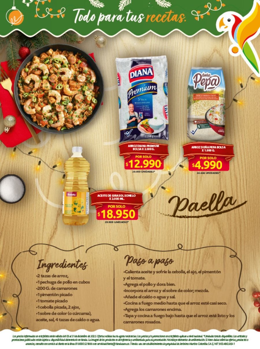 Ara stores Colombia Offers from 5 to 31 December 2025 special offers