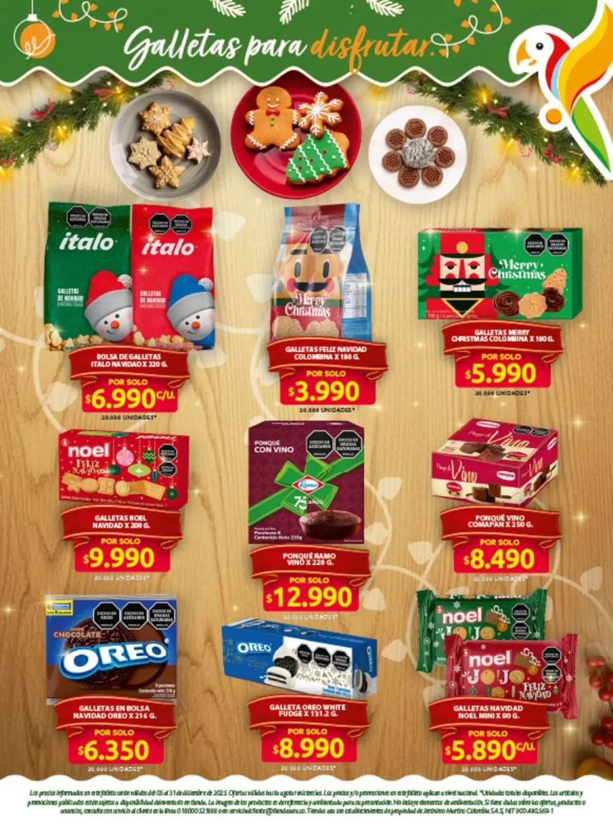 Page 18 dans Promotions spéciales chez Magasins Ara Colombie