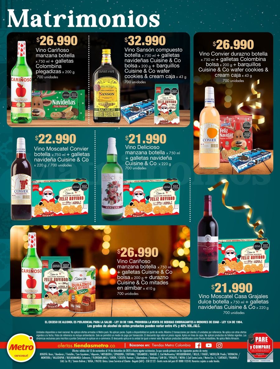 Metro Stores Colombia Offers from 13 to 14 December 2025 2-DAY SPECIAL DEALS