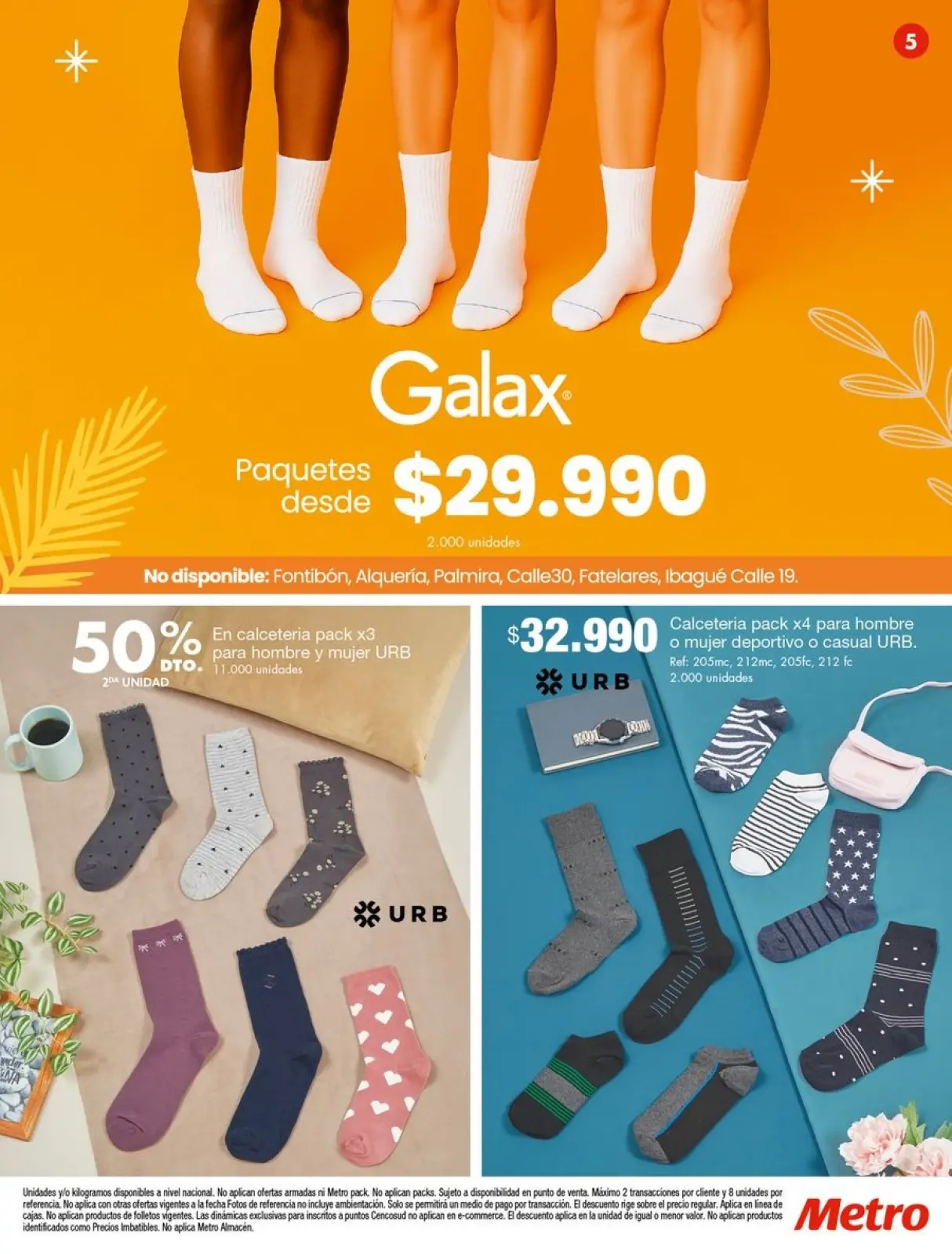 Page 5 dans Packs à Méga-Valeur chez Magasins Métro Colombie