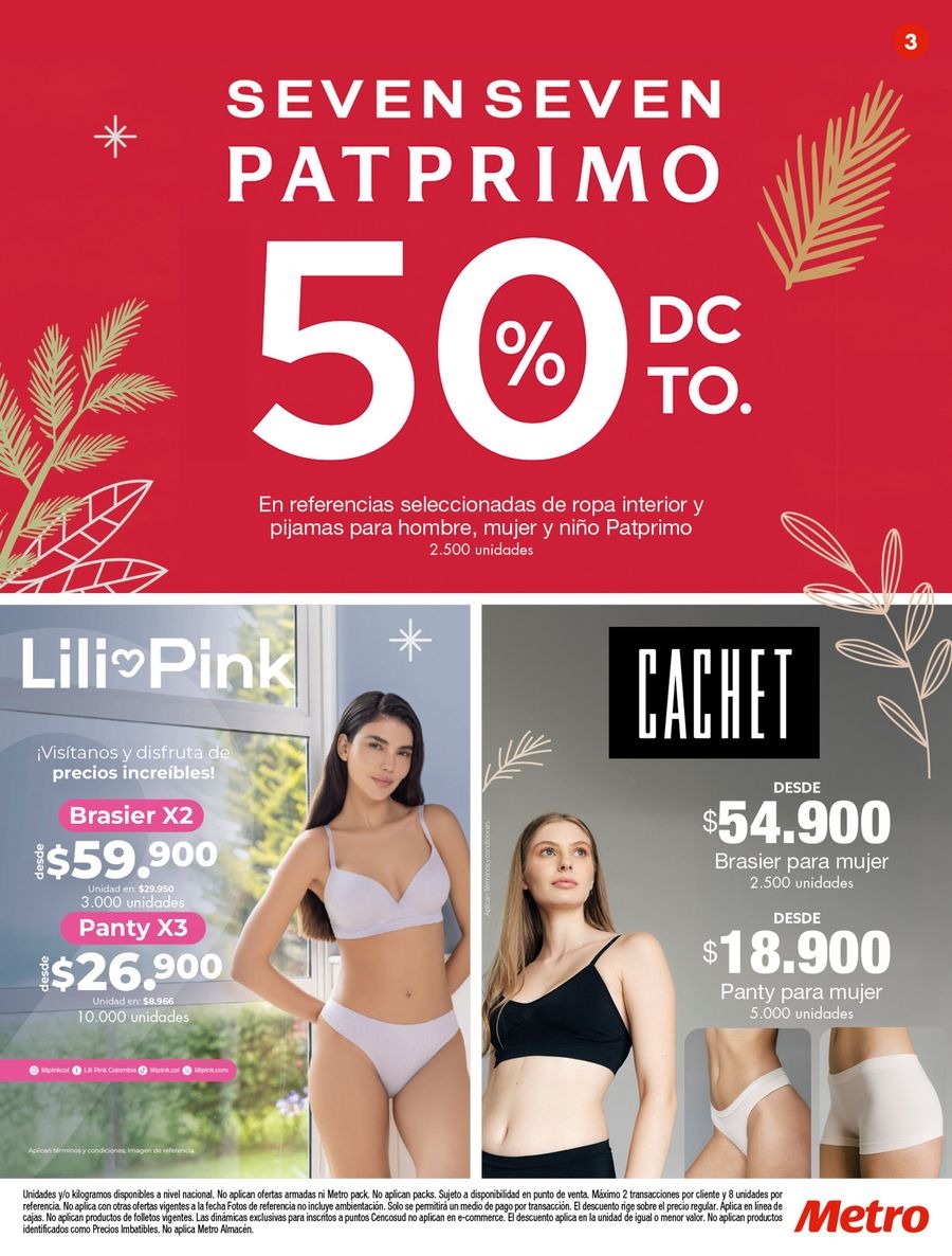 Metro Stores Colombia Offers from 4 to 31 December 2025 Mega Value Packs