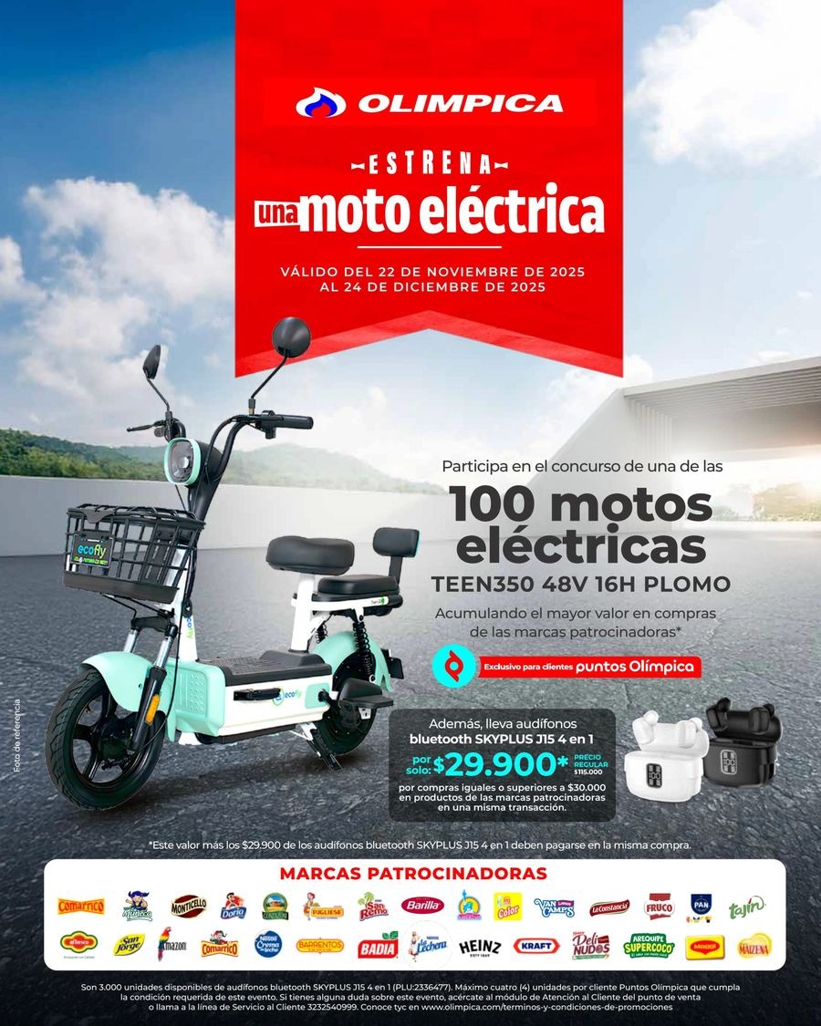 Olímpica Colombia Offers from 22 November to 24 December 2025 Wide Variety of Offers
