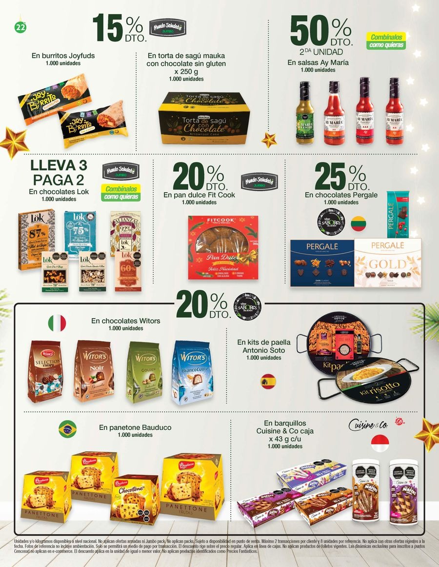 Jumbo Stores Colombia Offers from 12 to 31 December 2025 Gifts Catalog