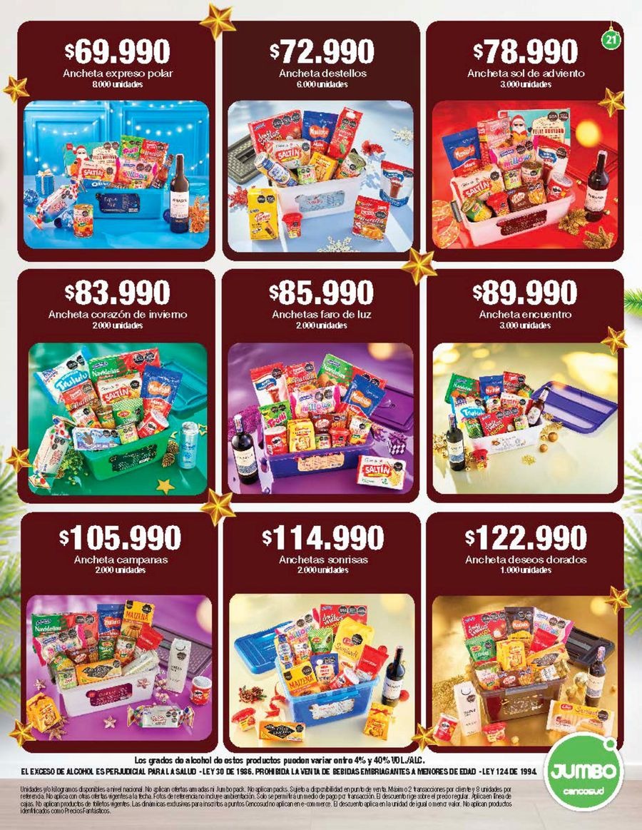Jumbo Stores Colombia Offers from 12 to 31 December 2025 Gifts Catalog
