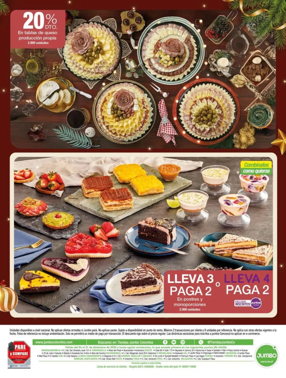 Page 20 dans Catalogue Dîners et Neuvaines chez Magasins Jumbo Colombie