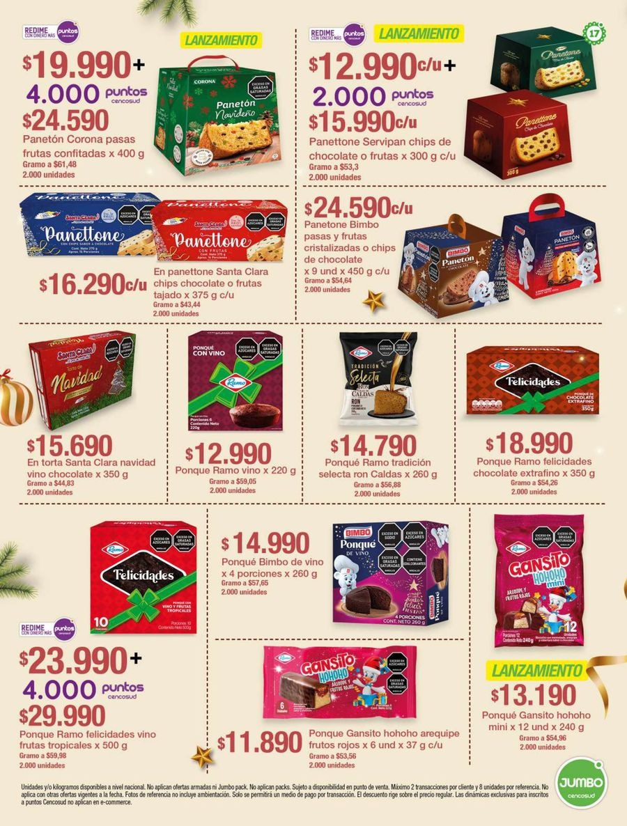 Jumbo Stores Colombia Offers from 12 to 31 December 2025 Dinners and Novenas Catalog