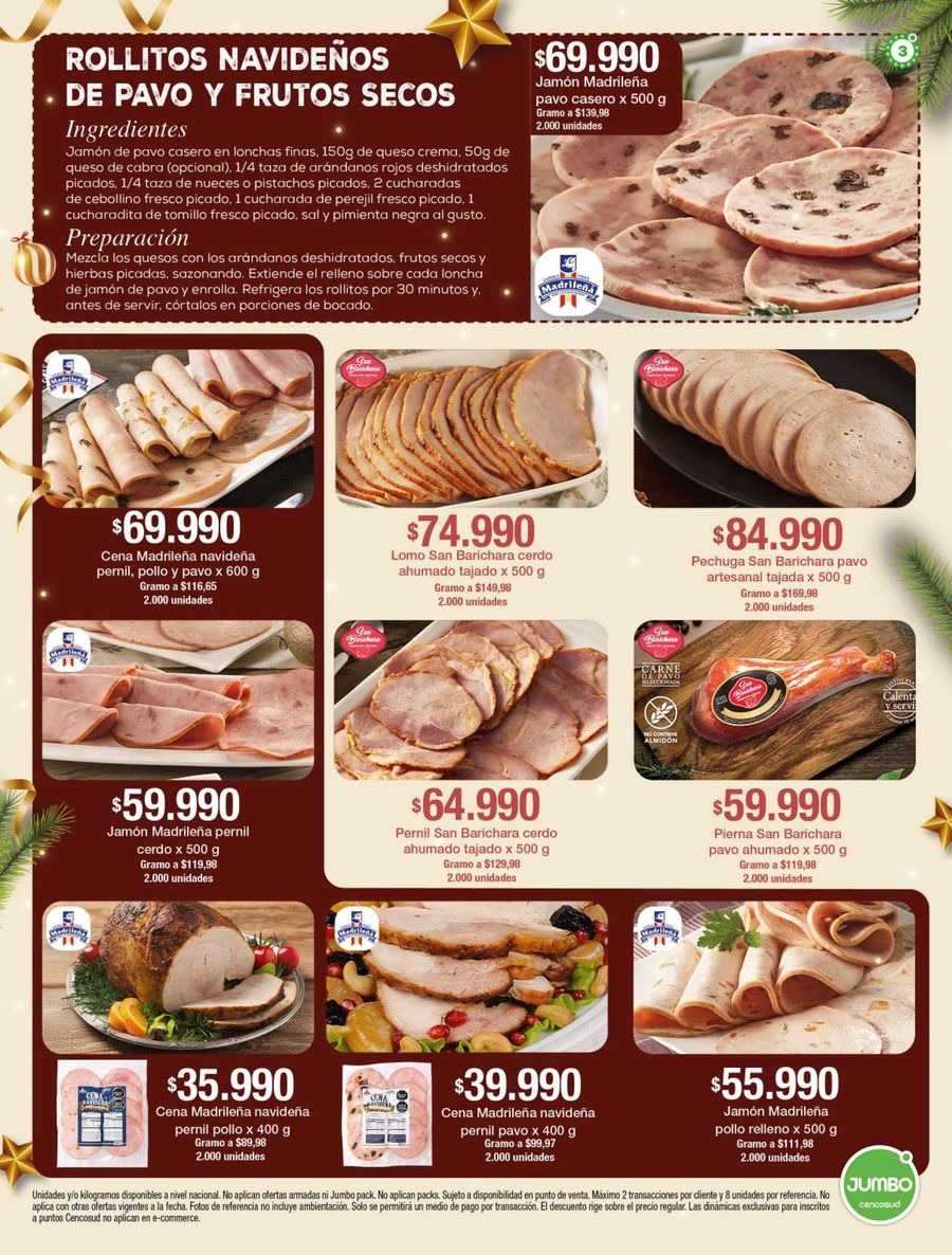 Jumbo Stores Colombia Offers from 12 to 31 December 2025 Dinners and Novenas Catalog