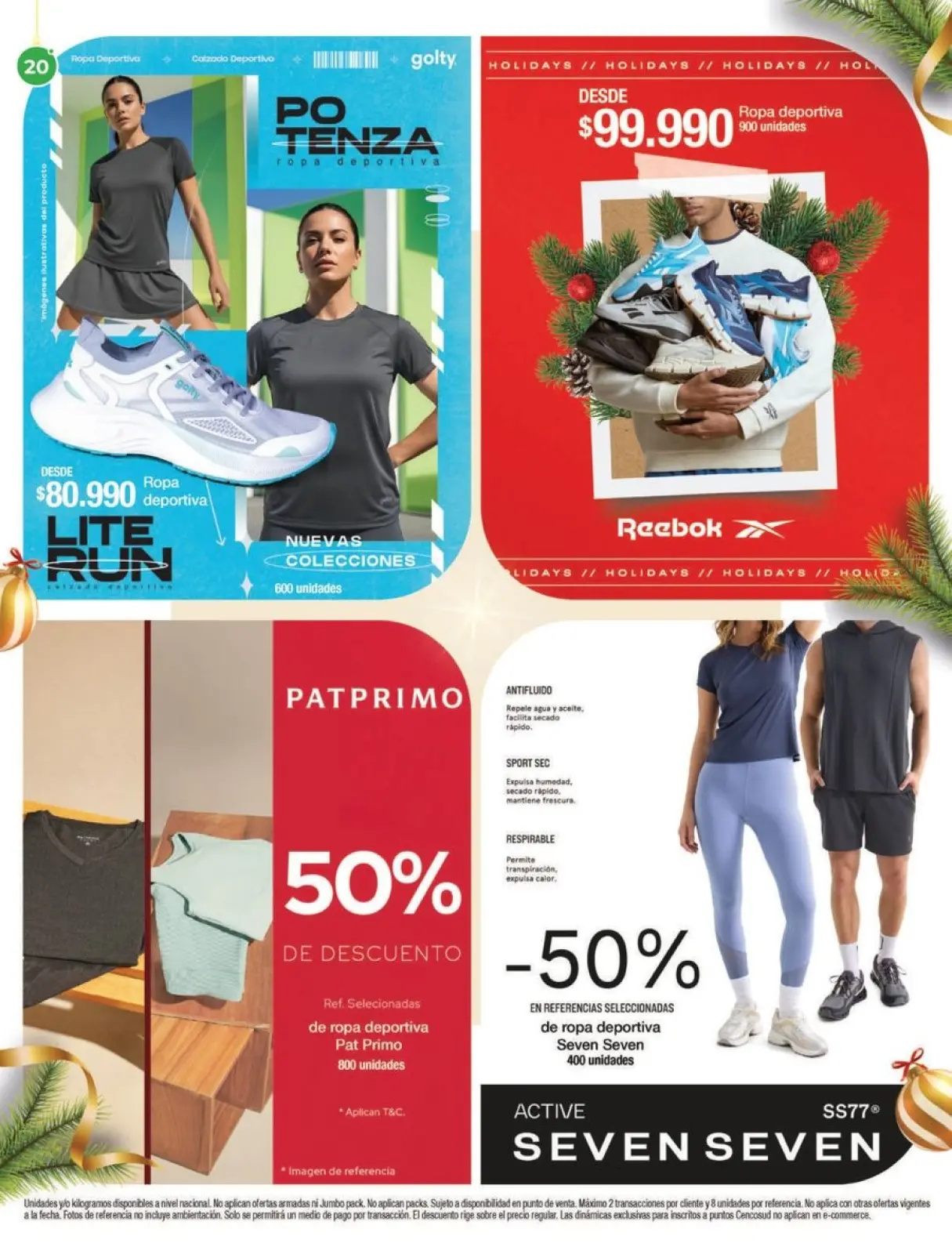Page 20 dans Offres de vêtements et de chaussures chez Magasins Jumbo Colombie