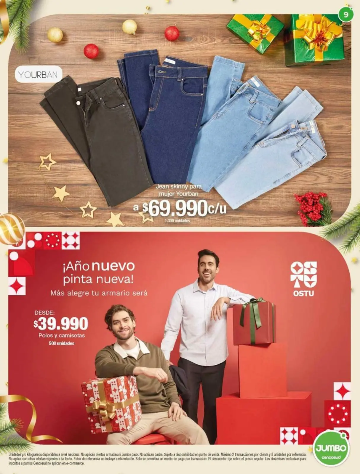 Page 9 dans Offres de vêtements et de chaussures chez Magasins Jumbo Colombie