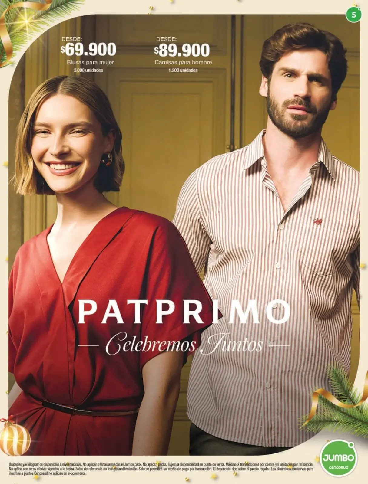 Page 5 dans Offres de vêtements et de chaussures chez Magasins Jumbo Colombie