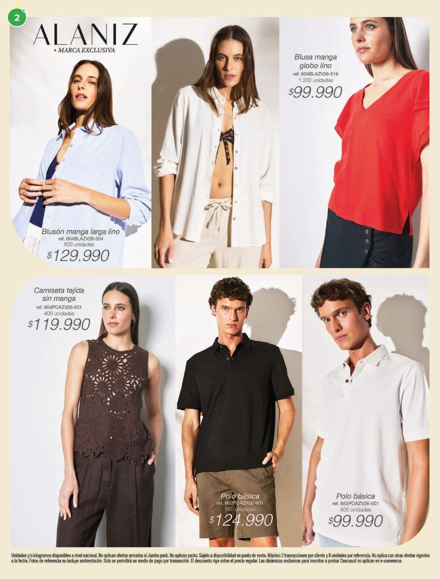 Jumbo Stores Colombia Offers from 4 to 31 December 2025 Garments & Footwear offers