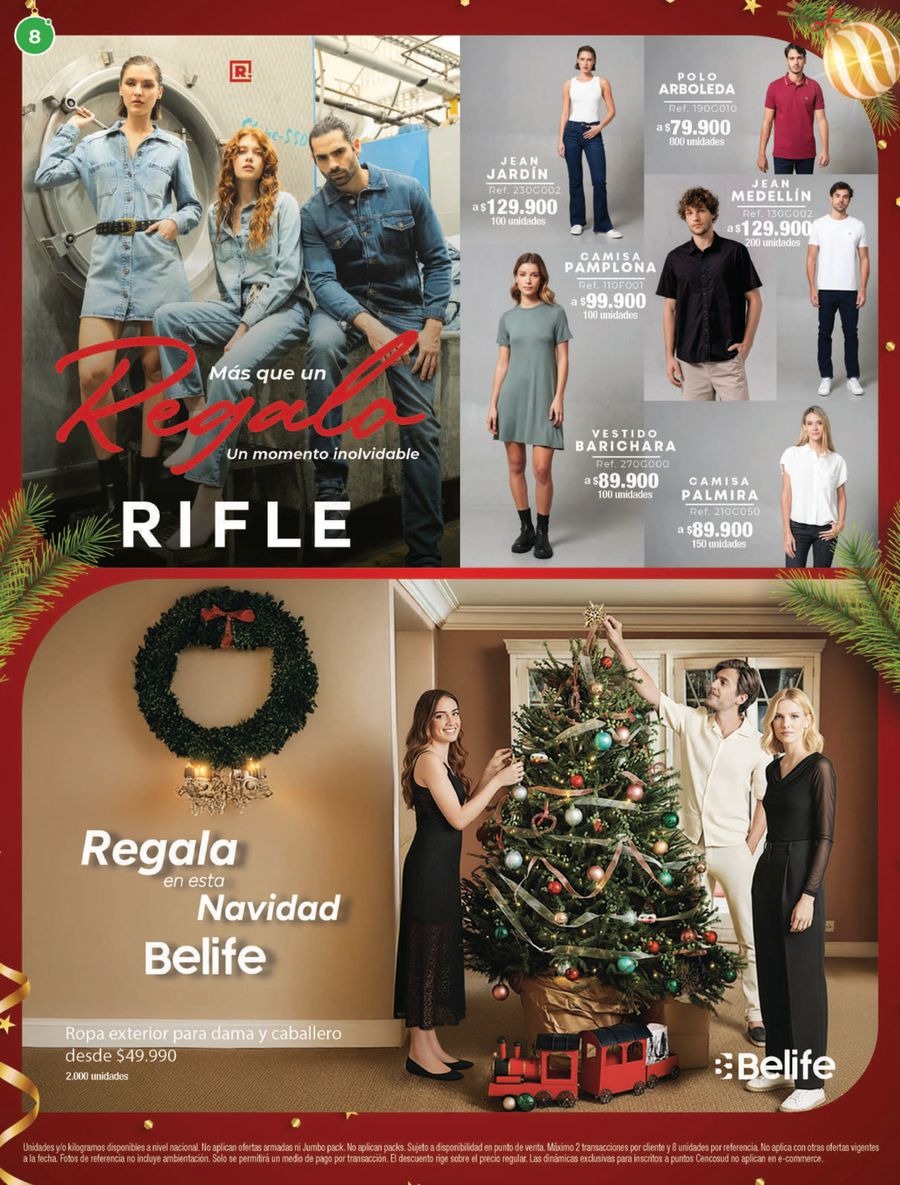 Jumbo Stores Colombia Offers from 4 to 31 December 2025 Garments & Footwear offers