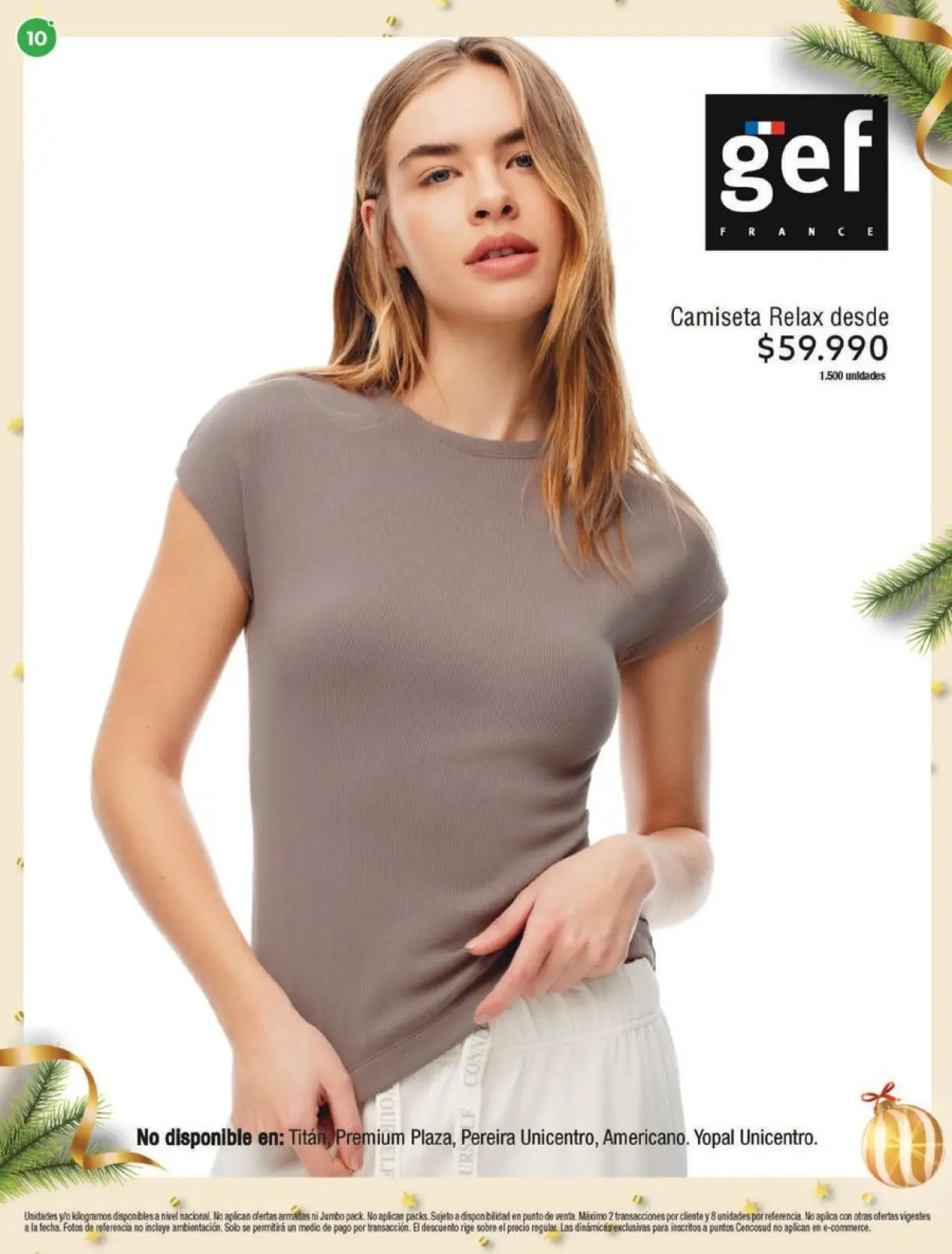 Page 10 dans Offres de vêtements et de chaussures chez Magasins Jumbo Colombie