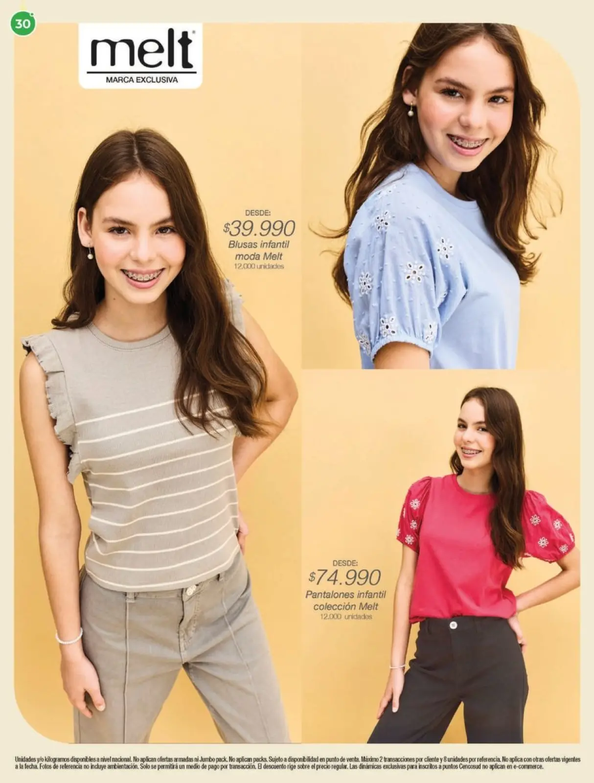 Page 30 dans Offres de vêtements et de chaussures chez Magasins Jumbo Colombie