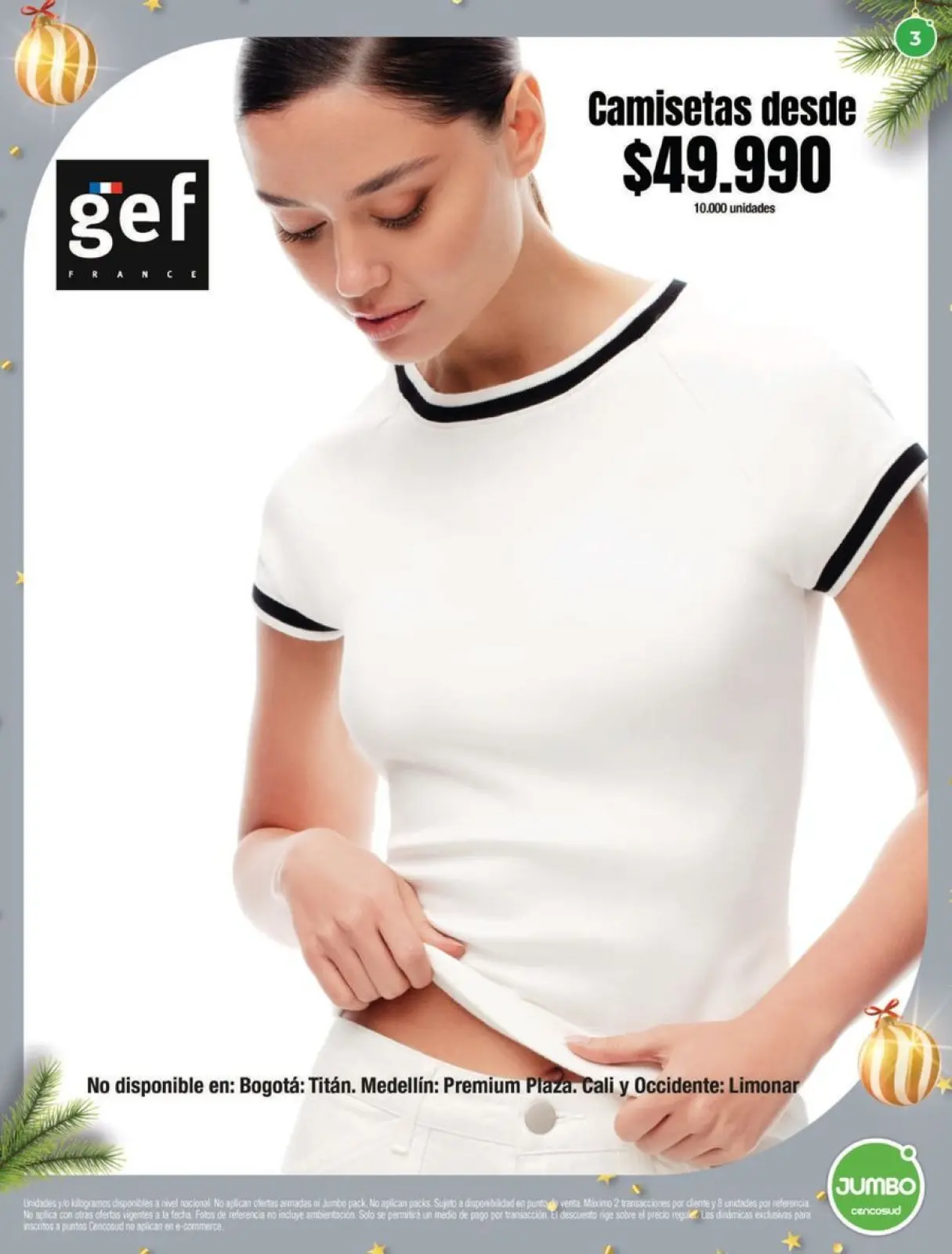 Page 3 dans Offres de vêtements et de chaussures chez Magasins Jumbo Colombie