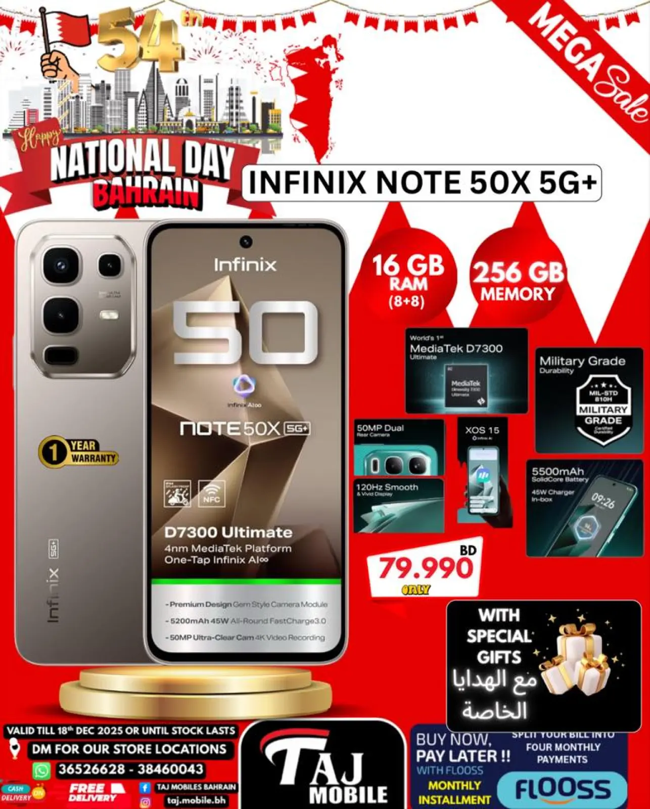 Page 38 in National Day Offers at Taj Mobiles Bahrain