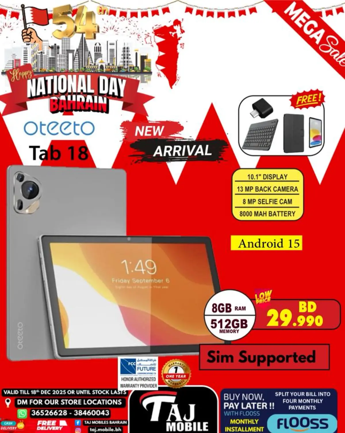 Offres Mobiles Taj Bahrein de 12 à 18 décembre 2025 Offres Fête Nationale - Page 8